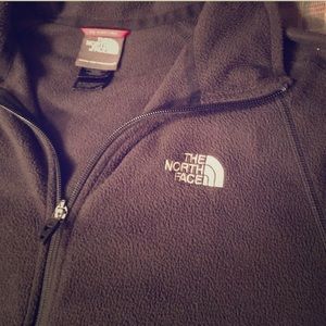 Black zip up fleece Northface